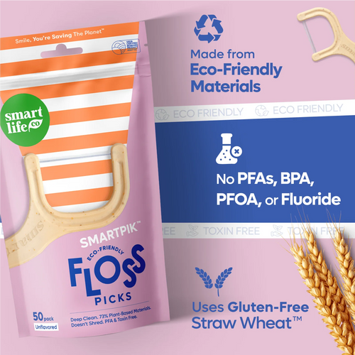 Eco-Friendly Floss Picks (50 pack)